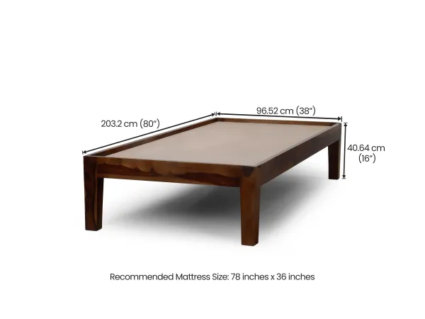 Hugo Solid Wood Diwan